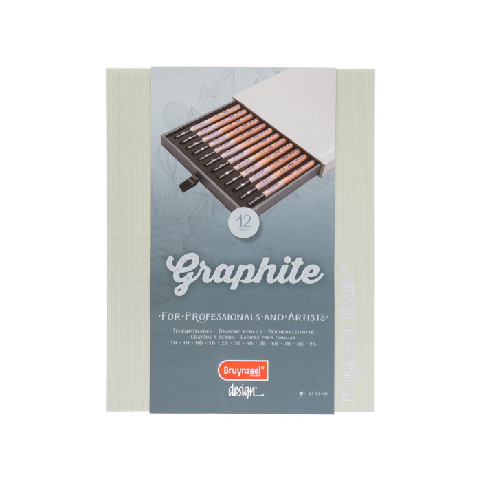 Bruynzeel Design Graphite Box 12 Pièces